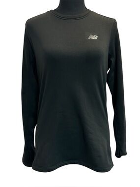 New Balance Black Long Sleeve Performance Tee